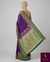The Vaiminika Vilasa: Royal Purple & Emerald Green Banarasi Silk Saree