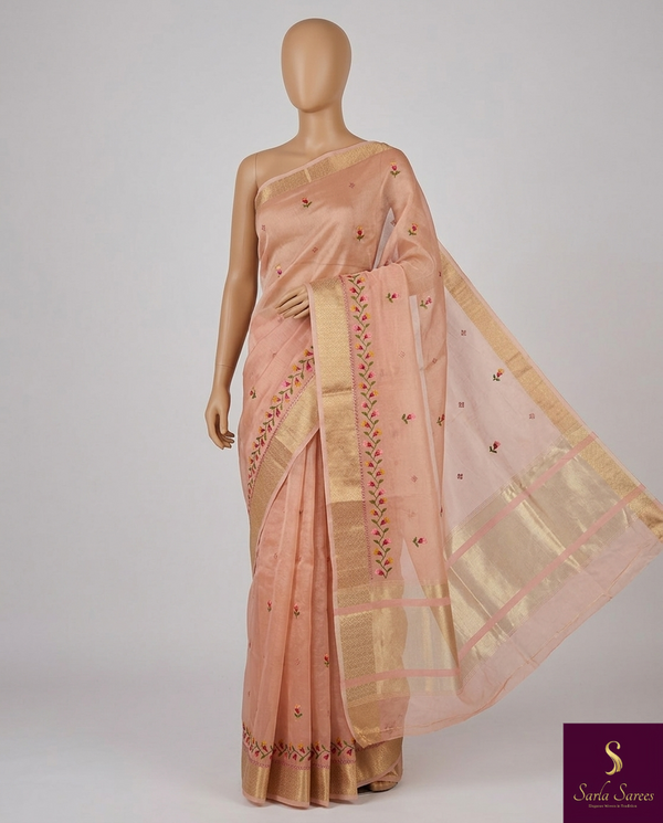 Linen ease, rose gold breeze.