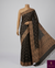 Coffee brown linen saree: The new neutral.