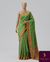 The Meenakshi Vilasa: Emerald Green Patola & Bandhani Saree