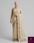 The Padmavati Vilasa: Natural Beige Royal Procession Tussar Silk Cotton Saree