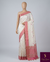 The Ananya Vilasa: Off-White & Gulabi Pink Tussar Silk Cotton Saree