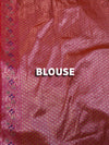 The Meenakshi Vilasa: Muted Purple & Rani Pink Woven Saree