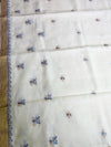 The Anwita Riva: Ivory & Gold Zari Pure Cotton Saree