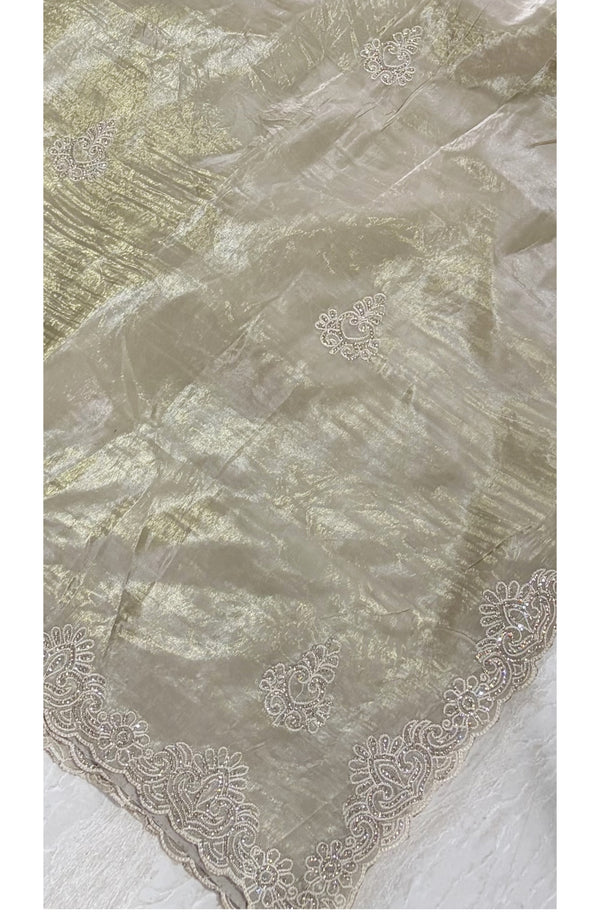 Golden Work Saree: The Midas Touch