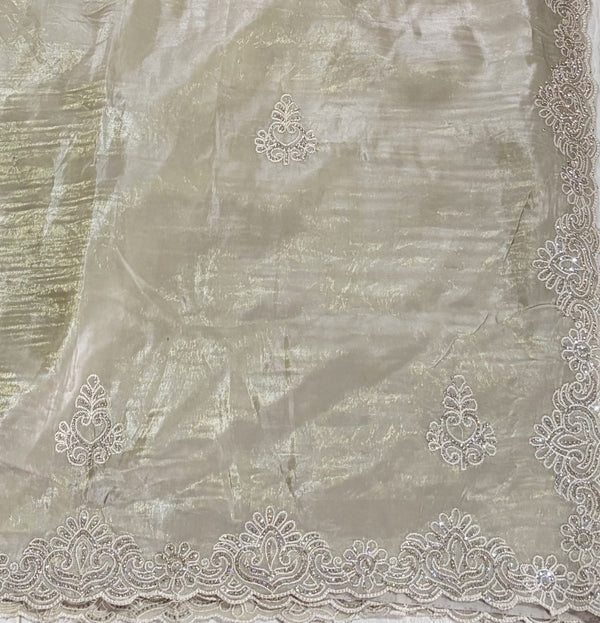 Golden Work Saree: The Midas Touch