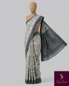 The charcoal & craft collection:grey batik cotton silk
