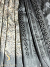 The charcoal & craft collection:grey batik cotton silk