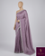 The Lavanya Vilasa: Lavender Mauve Embroidered Saree
