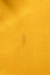 The Radiant Sunbeam: Canary Yellow Silk Saree with Magenta Contrast