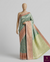 The Pastel Heritage: Sea-Green Silk Saree with Peach Korvai Border