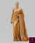 The Sunrise Loom: Honey Gold Leheriya Kanchipuram Saree with Classic Zari Brocade