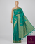 The Emerald Yamuna: Sea Green & Gold Banarasi Silk Saree