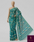 The Tarini Riva: Ocean Teal & Sky Blue Floral Printed Saree