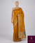 The Harita Vilasa: Mustard Yellow Woven Silk Saree