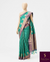 The Mridula Vilasa: Sea Green & Plum Woven Saree