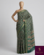 The Meenakshi Riva: Forest Green Patola Printed Saree