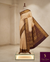 The Kalyani Vilasa: Cream & Coffee Brown Kanchipuram Silk Saree