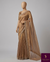 The Alvira Riva: Smokey Taupe Scalloped Embroidered Saree