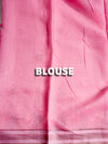 The Gulabi Aahana: Powder Pink Embroidered Cotton Saree