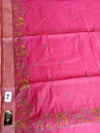 The Rohini Vilasa: Rose Coral Royal Safari Handloom Cotton Saree