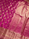 The Manorama Mayura: Magenta-Purple Kanchipuram Silk Saree