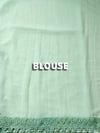 The Avani Vilasa: Mint Green Embroidered Georgette Saree