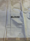 The Malabar Glade: Off-White Tussar Cotton Saree with Pastel Floral Border