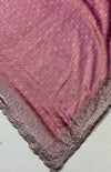 The Dusty Avani: Rosewood Mauve Saree with Intricate Scalloped Borders