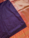 The Rohini Vilasa: Deep Wine & Antique Gold Banarasi Silk Saree