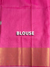 The Manjari Riva: Rani Pink Floral Embroidered Cotton Saree