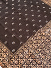 Coffee brown linen saree: The new neutral.
