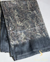 The charcoal & craft collection:grey batik cotton silk