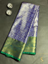 blue kanchi silk