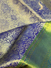 blue kanchi silk