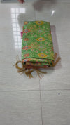 The Meenakshi Vilasa: Emerald Green Patola & Bandhani Saree