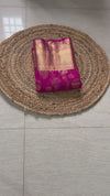The Manorama Mayura: Magenta-Purple Kanchipuram Silk Saree