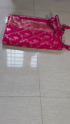 The Gulabi Rani: Magenta & Antique Gold Banarasi Inspired Woven Saree