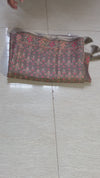 The Earthen Udgam: Cocoa Brown Cotton Silk Saree With Ajrakh Inspired Printed Pallu