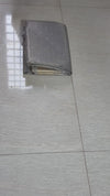 The Sterling Glint: Metallic Grey Banarasi Tissue Cotton Saree with Classic Gold Zari Border
