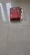The Sanvi Vilasa: Sunset Peach-Orange & Wine Purple Soft Silk Saree