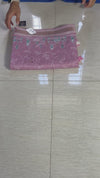 The Lilac Arbour: Pastel Mauve Cotton Saree with Delicate Chikankari-Inspired Embroidery