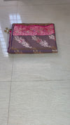 The Meenakshi Vilasa: Muted Purple & Rani Pink Woven Saree