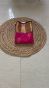 The Kalyani Vilasa: Rani Pink & Royal Purple Kanchipuram Silk Saree