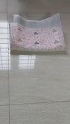 The Shweta Malini: Pure White Embroidered Cotton Saree