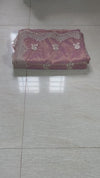 The Malini Ira: Mauve-Rose Tissue Organza Saree