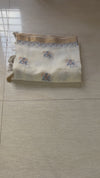 The Anwita Riva: Ivory & Gold Zari Pure Cotton Saree