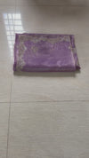 The Anvi Riva: Dusty Lavender Embroidered Scalloped Saree