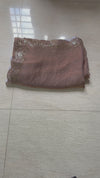 The Alvira Riva: Smokey Taupe Scalloped Embroidered Saree